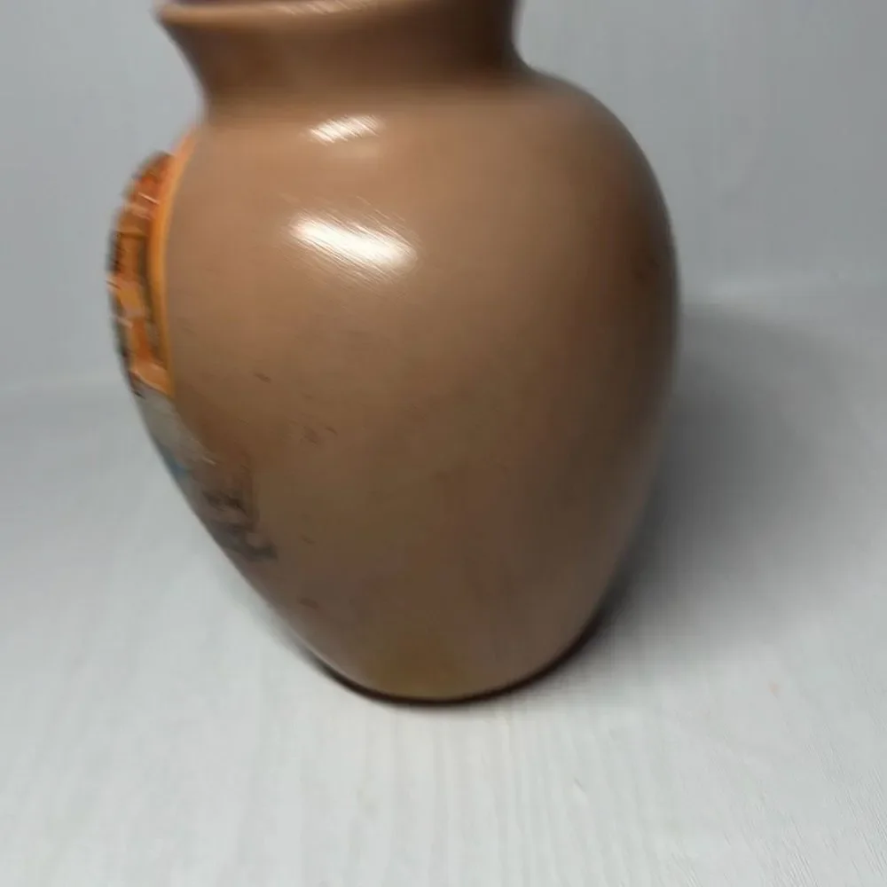 Handmade Hand Painted Vase From New Mexico‎ 1980